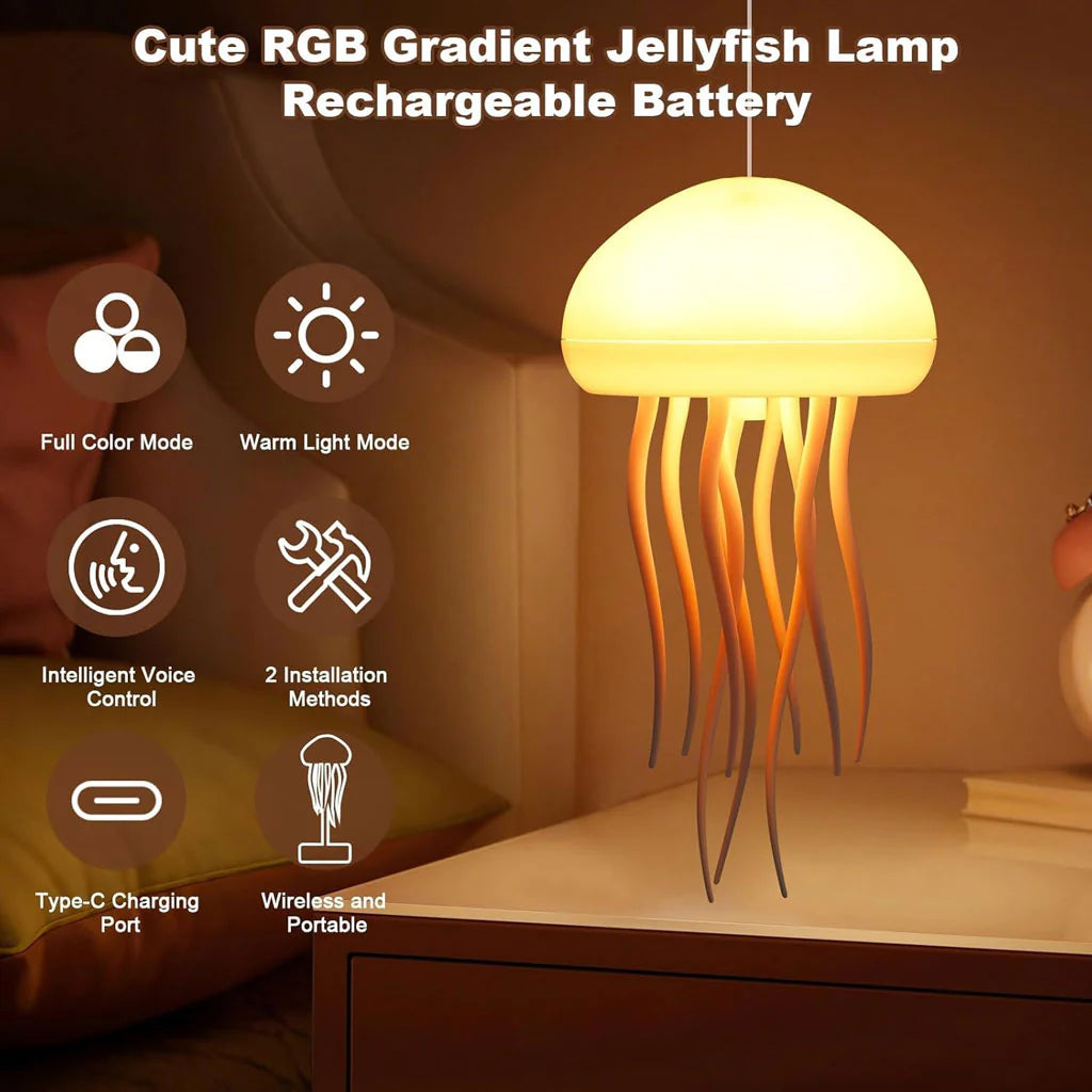 Jelly Lamp - Jelly Fish LED Mood Lamp